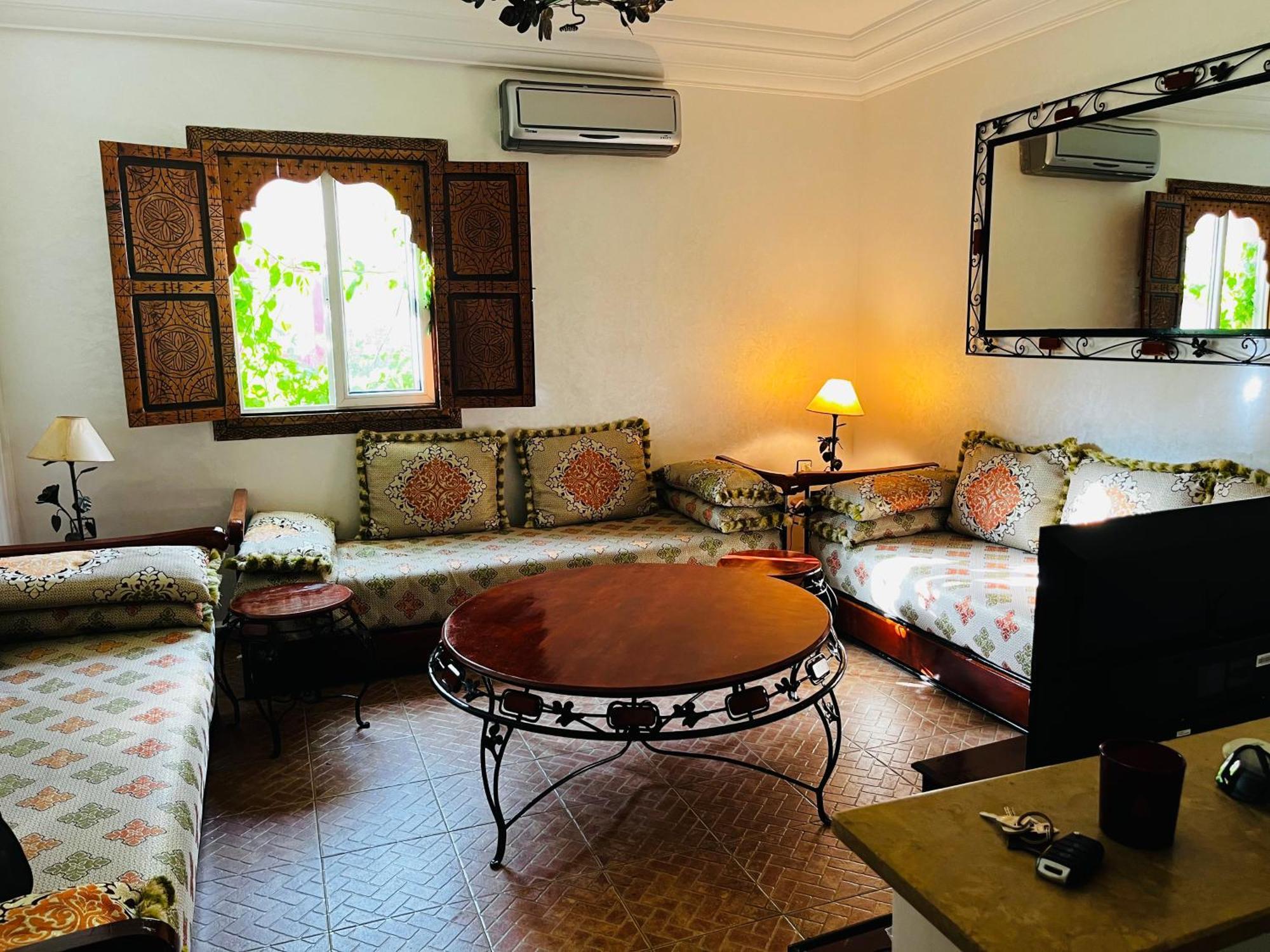 Appartement Dans Residence Avec Piscine Marrakesh Buitenkant foto